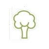Department Sign, Graphic Panel (Iconic) - Produce Broccoli - Image 3