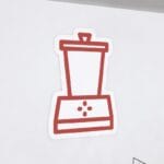 Blender icon graphic panel from the Iconic Collection's Cheerful color option.
