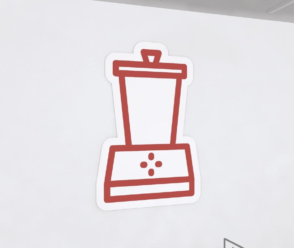 Department Sign, Graphic Panel (Iconic) - Vitamins Blender Shop2It Retail - Department Sign, Graphic Panel (Iconic) - Vitamins Blender