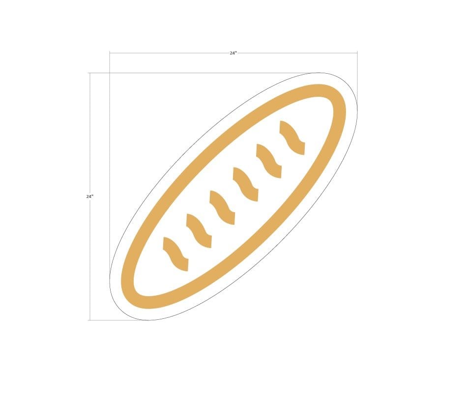 Department Sign, Graphic Panel (Iconic) - Bakery Bread Loaf Shop2It Retail - Department Sign, Graphic Panel (Iconic) - Bakery Bread Loaf