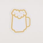 The department graphic panel for a beer or alcohol department is a mug of beer icon.
