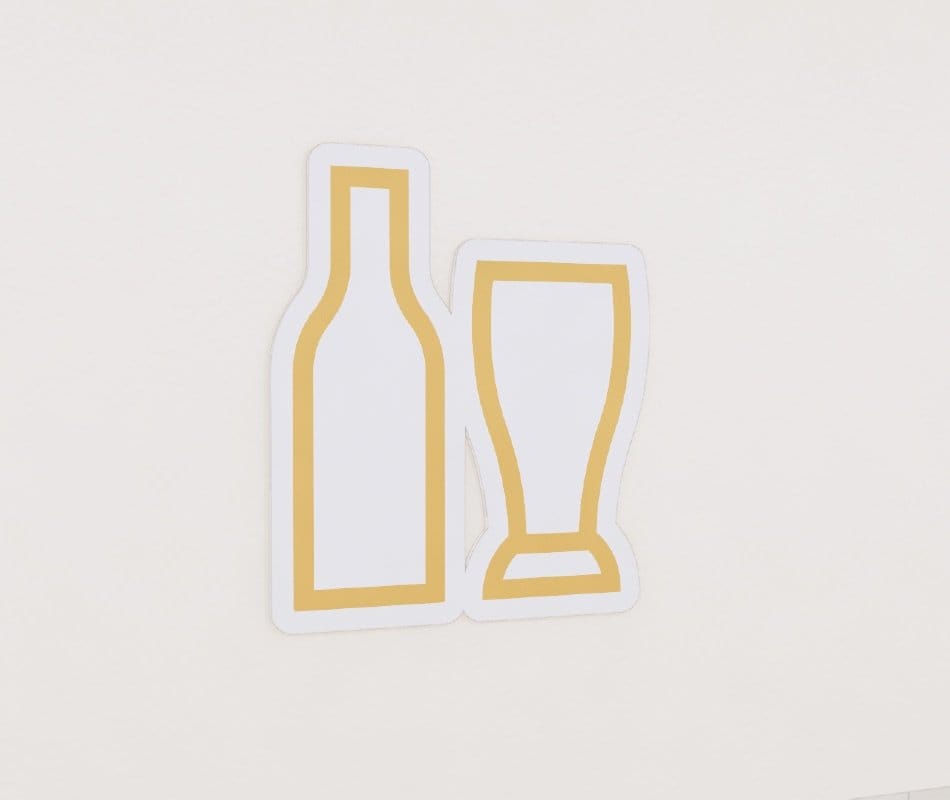 Department Sign, Graphic Panel (Iconic) - Beer Bottle Shop2It Retail - Department Sign, Graphic Panel (Iconic) - Beer Bottle