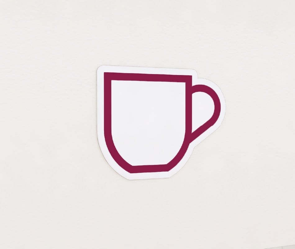 Department Sign, Graphic Panel (Iconic) - Beverage Mug Shop2It Retail - Department Sign, Graphic Panel (Iconic) - Beverage Mug