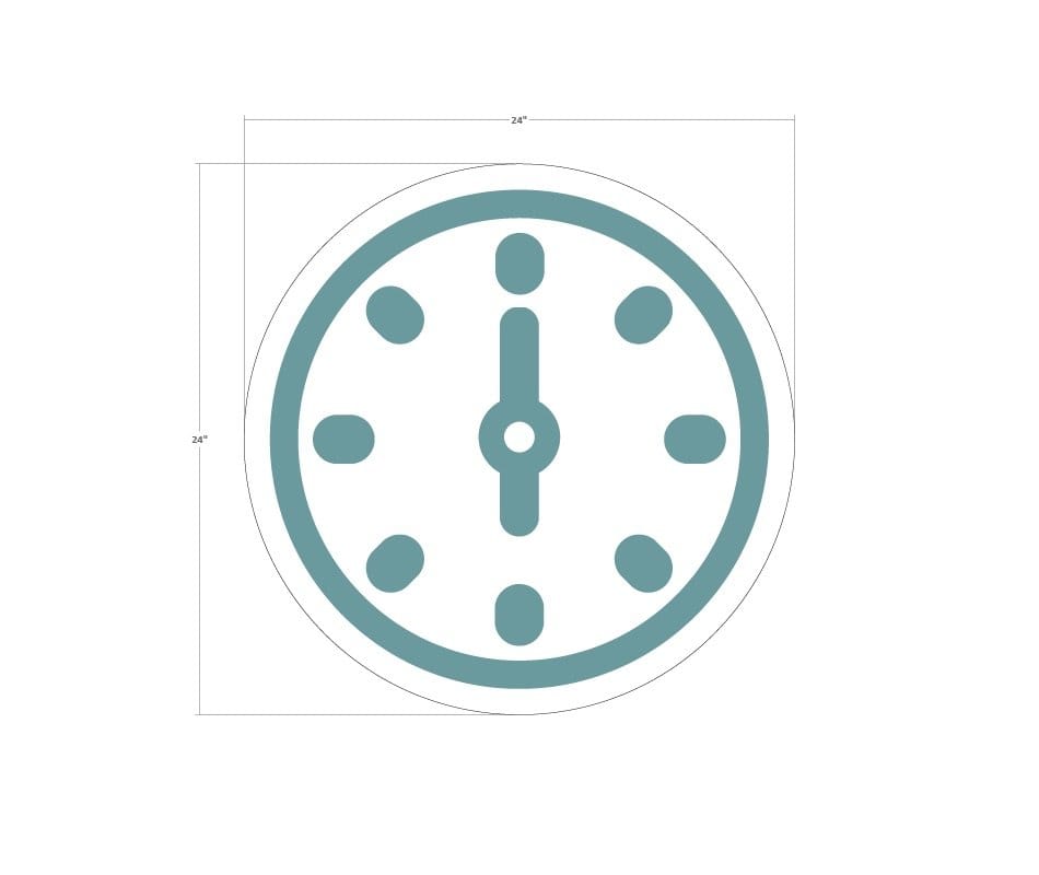 Department Sign, Graphic Panel (Iconic) - Customer Service Clock Shop2It Retail - Department Sign, Graphic Panel (Iconic) - Customer Service Clock