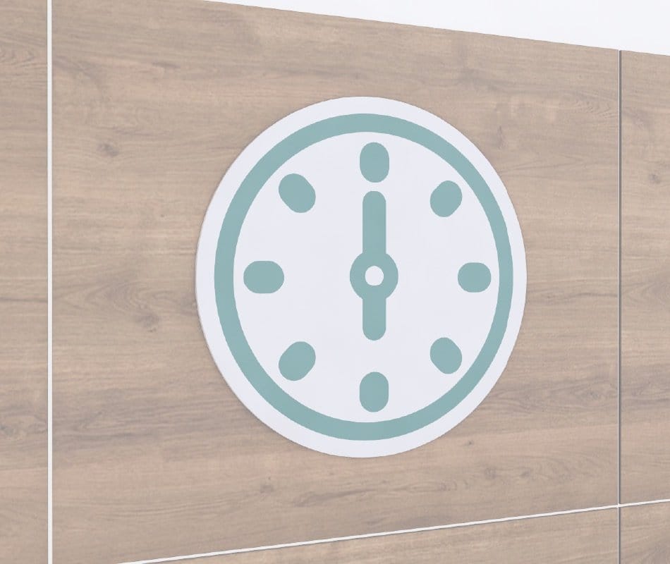 Department Sign, Graphic Panel (Iconic) - Customer Service Clock Shop2It Retail - Department Sign, Graphic Panel (Iconic) - Customer Service Clock