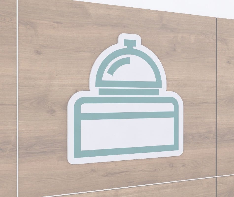 Department Sign, Graphic Panel (Iconic) - Customer Service Bell Shop2It Retail - Department Sign, Graphic Panel (Iconic) - Customer Service Bell