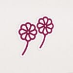 Floral Department Graphic Panel Department Sign is an Icon of two cut flowers.