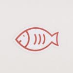 Department sign graphic panel for the meat & seafood department from the iconic collection's cheerful color option.