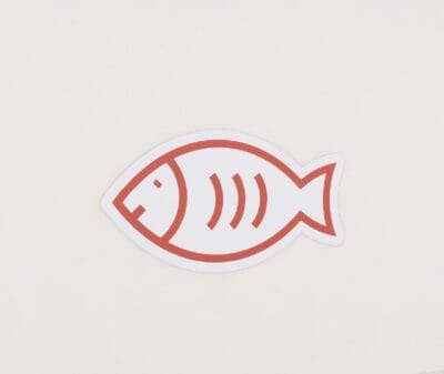 Department sign graphic panel for the meat & seafood department from the iconic collection's cheerful color option.