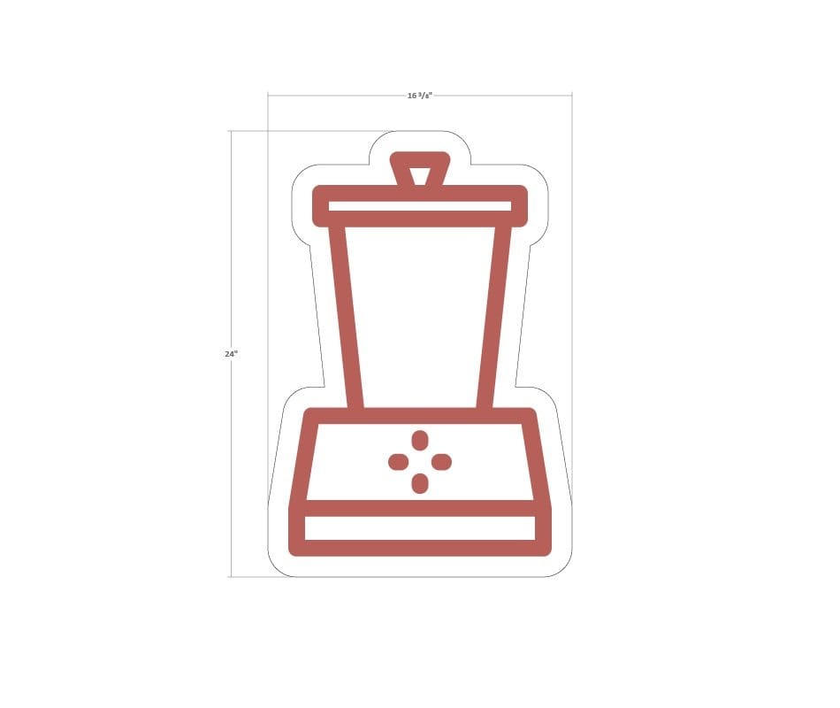 Department Sign, Graphic Panel (Iconic) - Vitamins Blender Shop2It Retail - Department Sign, Graphic Panel (Iconic) - Vitamins Blender