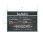The overall dimensions are 47.5" wide by 31" tall. The header dimensions are 45" wide by 5" tall.
