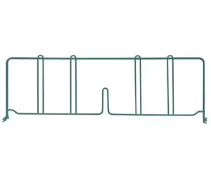 Shop2It Retail - Quantum 21"D x 8"H Green Wire Shelf Divider