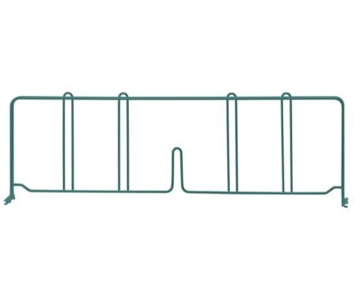 Quantum 21"D x 8"H Green Wire Shelf Divider