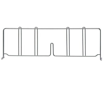 Quantum 21"D x 8"H Stainless Wire Shelf Divider