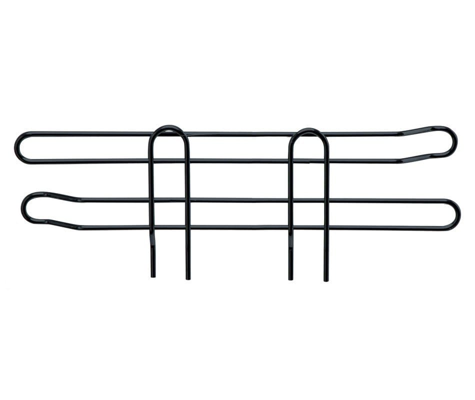 Shop2It Retail - Quantum 12"D x 4"H Black Side Ledge