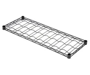 Shop2It Retail - Quantum 36"W x 14"D Black Wine Cradle Shelf