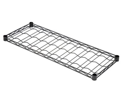 Quantum 36"W x 14"D Black Wine Cradle Shelf