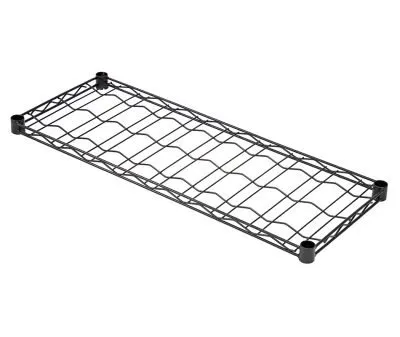Quantum 48"W x 14"D Black Wine Cradle Shelf