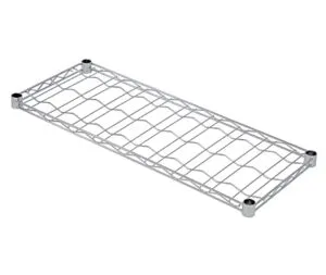 Shop2It Retail - Quantum 36"W x 14"D Chrome Wine Cradle Shelf