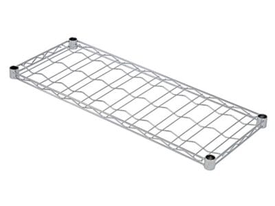 Quantum 36"W x 14"D Chrome Wine Cradle Shelf