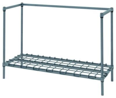 Quantum 48"W x 18"D x 34"H Gray Dunnage Rack