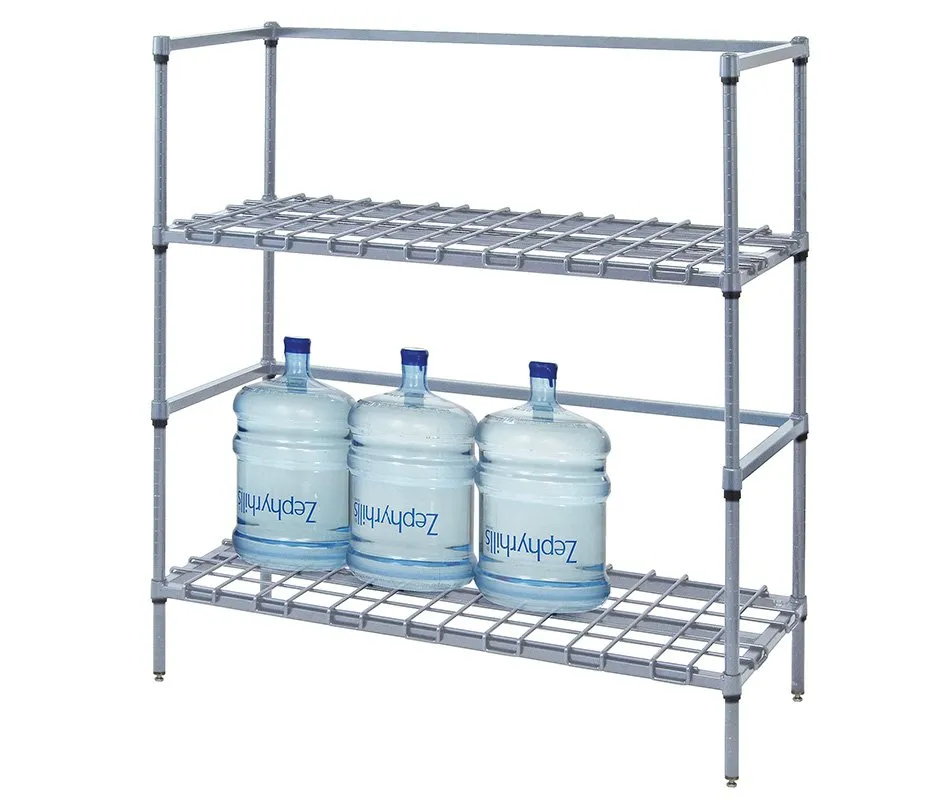 Shop2It Retail - Quantum 48"W x 24"D x 54"H 2 -Tier Tank and Beverage Container Dunnage Rack