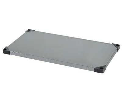 Quantum 72"W x 14"D Galvanized Shelf 304 stainless steel