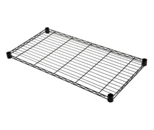 Shop2It Retail - Quantum 24"W x 21"D Black Wire Shelf