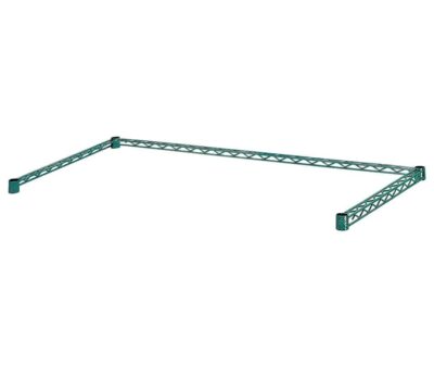 Quantum 60"W x 24"D Green 3-sided Wire Frame