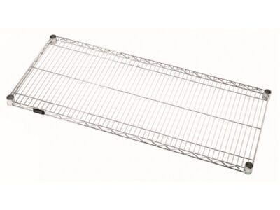 Quantum 48"W x 24"D Chrome Wire Shelf