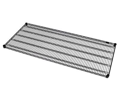 Quantum 60"W x 36"D Black Wire Shelf