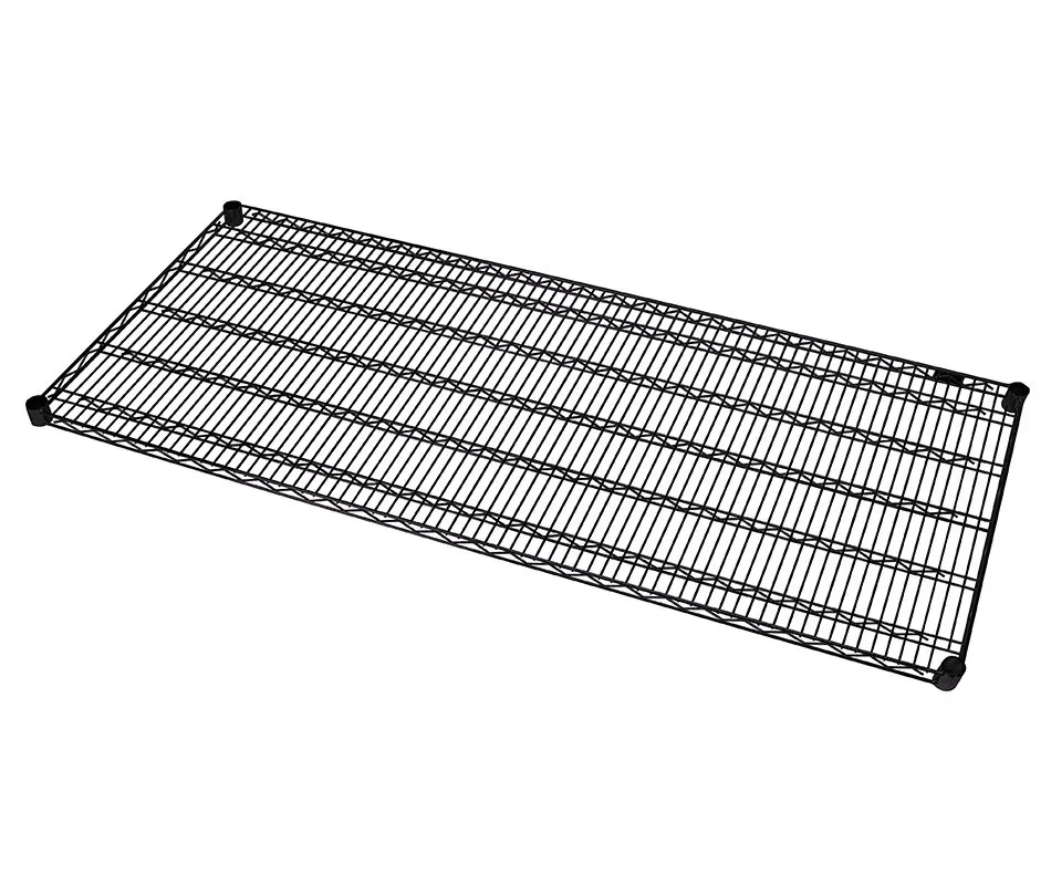 Shop2It Retail - Quantum 60"W x 36"D Black Wire Shelf