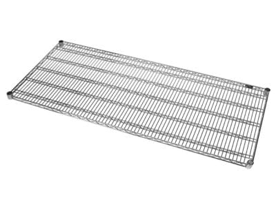 Quantum 72"W x 24"D Chrome heavy-duty Wire Shelf