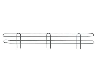 Quantum 36"W x 4"H Stainless Back/Side Ledge