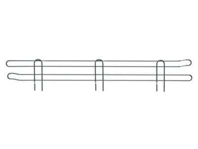 Quantum 48"W x 4"H Stainless Back Ledge