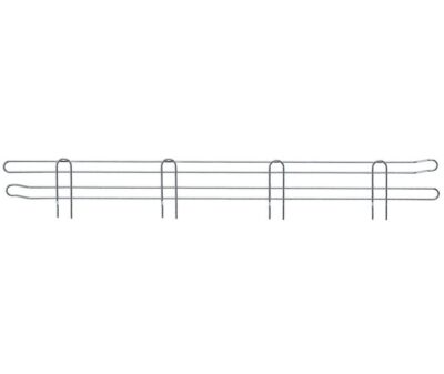 Quantum 54"W x 4"H Stainless Back Ledge