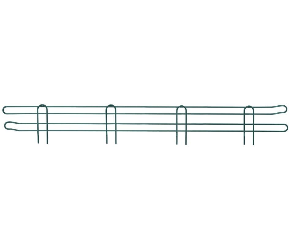 Shop2It Retail - Quantum 60"W x 4"H Green Back Ledge