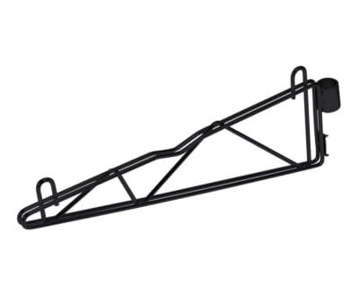 Quantum Black Cantilever Single Shelf Post Wall Mount (2) 18" single post cantilever arms