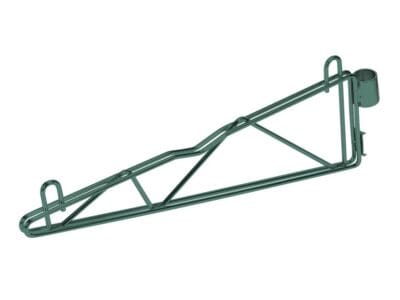 Quantum Green Cantilever Single Shelf Post Wall Mount (2) 18" single post cantilever arms