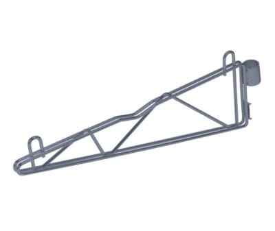 Quantum Gray Cantilever Single Shelf Post Wall Mount (2) 14" single post cantilever arms