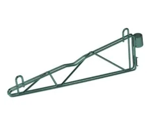 Shop2It Retail - Quantum Green Cantilever Single Shelf Post Wall Mount (2) 24" single post cantilever arms