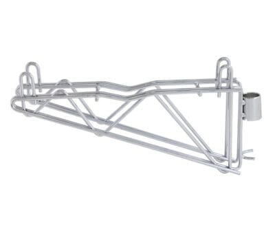 Quantum Chrome Cantilever Multiple Shelf Post Wall Mount (1) 21" double post cantilever arm