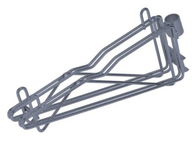 Quantum Gray Cantilever Multiple Shelf Post Wall Mount (1) 12" double post cantilever arm