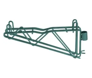 Shop2It Retail - Quantum Green Cantilever Multiple Shelf Post Wall Mount (1) 14" double post cantilever arm