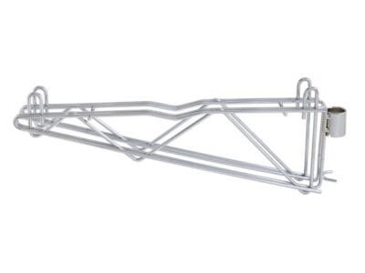 Quantum Chrome Cantilever Multiple Shelf Post Wall Mount (1) 18" double post cantilever arm