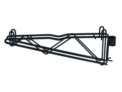 Quantum Black Cantilever Multiple Shelf Post Wall Mount (1) 18" double post cantilever arm