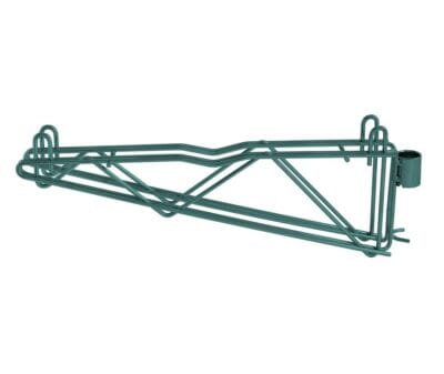 Quantum Green Cantilever Multiple Shelf Post Wall Mount (1) 18" double post cantilever arm