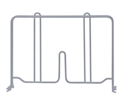 Quantum 12"D x 8"H Gray Wire Shelf Divider