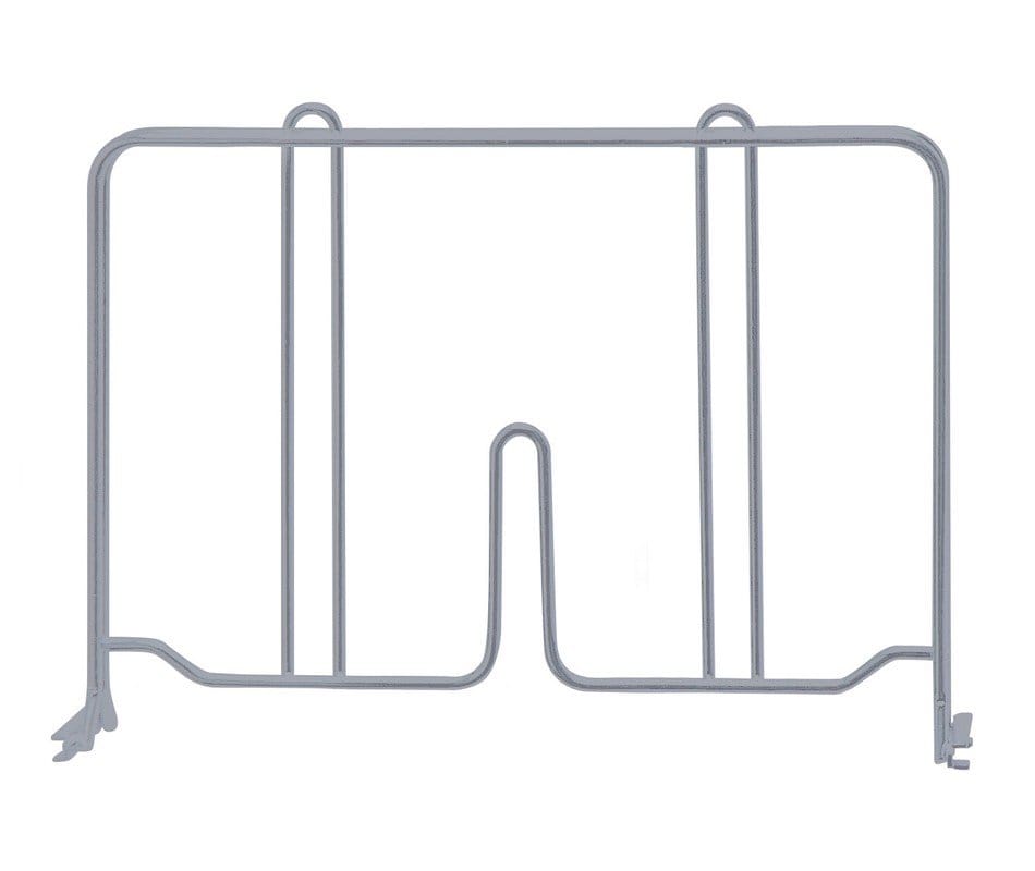 Shop2It Retail - Quantum 12"D x 8"H Gray Wire Shelf Divider