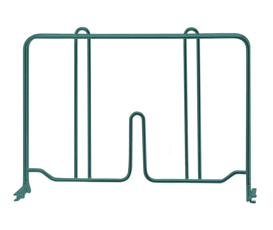 Shop2It Retail - Quantum 12"D x 8"H Green Wire Shelf Divider
